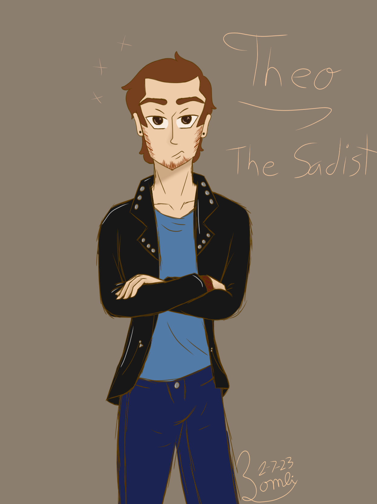 A picture of Theo, Freak4Freak's Sadistic love interest.